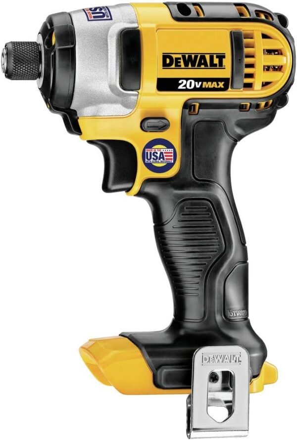 DEWALT 20V MAX* Impact Driver, 1/4-Inch, Tool Only (DCF885B), Yellow DEWALT 20V MAX* Impact Driver, 1/4-Inch, Tool Only (DCF885B), Yellow