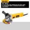 DEWALT Small Angle Grinder DWE4011 Review Powerful 7 Amp Motor and One-Touch Guard DEWALT Small Angle Grinder DWE4011 Review Powerful 7 Amp Motor and One-Touch Guard