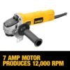 DEWALT Small Angle Grinder DWE4011 Review Powerful 7 Amp Motor and One-Touch Guard DEWALT Small Angle Grinder DWE4011 Review Powerful 7 Amp Motor and One-Touch Guard
