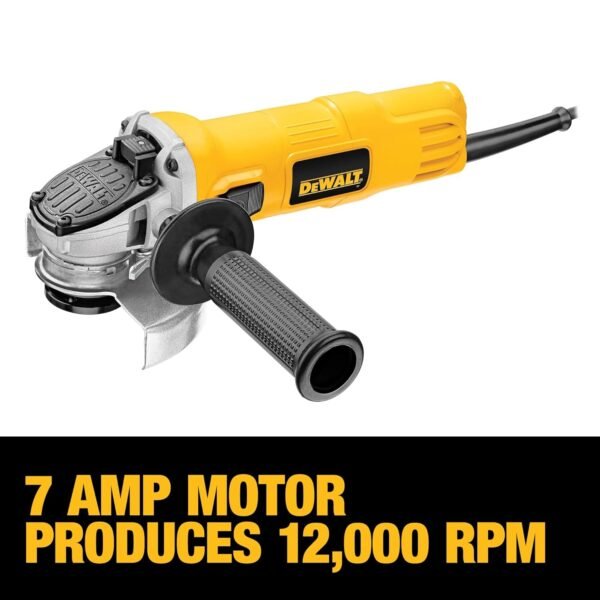 DEWALT Small Angle Grinder DWE4011 Review Powerful 7 Amp Motor and One-Touch Guard DEWALT Small Angle Grinder DWE4011 Review Powerful 7 Amp Motor and One-Touch Guard