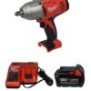 Milwaukee 2663-20 1/2" Impact Wrench,48-11-1850 5Ah Battery, 48-59-1812 Charger Milwaukee 2663-20 1/2" Impact Wrench,48-11-1850 5Ah Battery, 48-59-1812 Charger