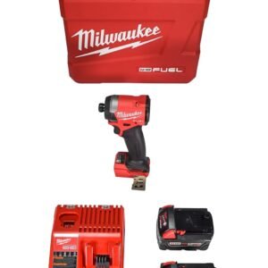 Milwaukee 2953-22 18V Cordless Brushless 1/4" Hex Impact Driver Kit with (2) 5.0Ah Lithium Ion Batteries, Charger & Tool Case Milwaukee 2953-22 18V Cordless Brushless 1/4" Hex Impact Driver Kit with (2) 5.0Ah Lithium Ion Batteries, Charger & Tool Case