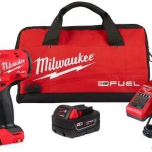 Milwaukee 2967-21B M18 FUEL 18V Lithium-Ion Brushless Cordless 1/2 in. Impact Wrench w/Friction Ring Kit w/One 5.0 Ah Battery and Bag. Milwaukee 2967-21B M18 FUEL 18V Lithium-Ion Brushless Cordless 1/2 in. Impact Wrench w/Friction Ring Kit w/One 5.0 Ah Battery and Bag.